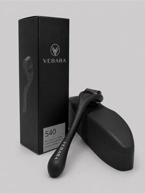 Derma Facial Roller 0.5mm-Matte Black